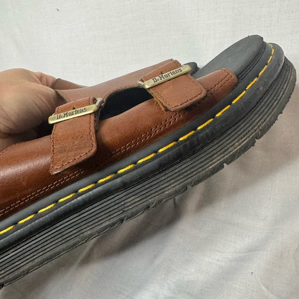 Dr Martens Mens Dax Sandals Tan Sz 13 Y2K Gorpcore Outdoor‎ Granola Nature